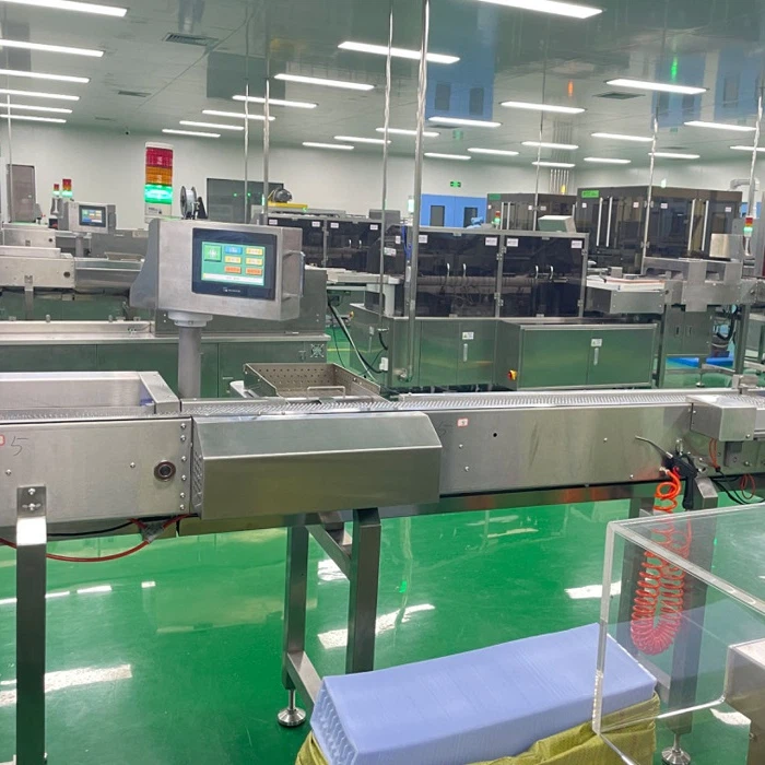 Farmacinės ampulės konvejeris